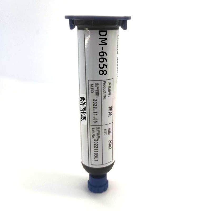 DM-6658紫外固化胶单组分,粘度低,表干好的紫外光固化粘合剂